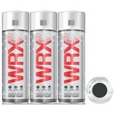 3X WRX Matt Black Spray Paint 400ml Spray Paint